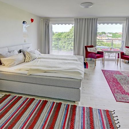 Fewo1846 - Flensview - Komfortables Studioapartment Mit Balkon Und Hafenblick เฟลนส์บวร์ก ภายนอก รูปภาพ