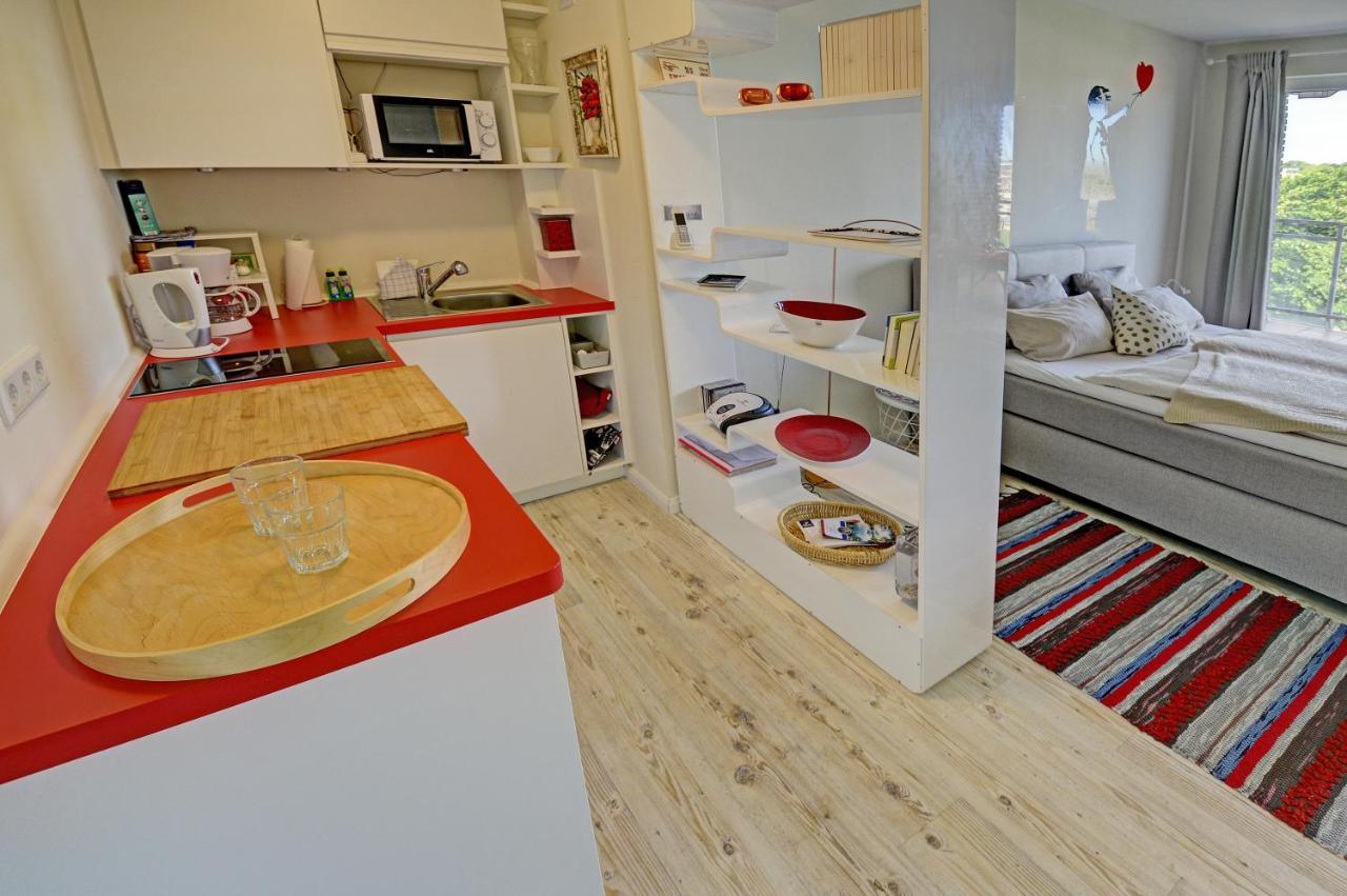 Fewo1846 - Flensview - Komfortables Studioapartment Mit Balkon Und Hafenblick เฟลนส์บวร์ก ภายนอก รูปภาพ